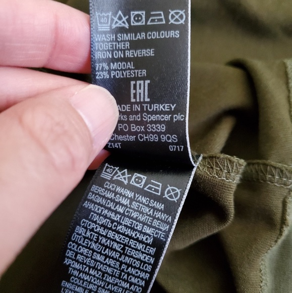 M&S Collection Olive Green Shirt - Picture 6 of 6